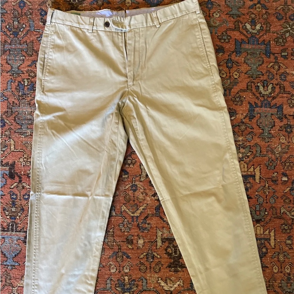 Sid Mashburn chinos 34 x 29.5. Khaki.